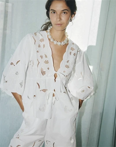 Sissel Edelbo - Adeline Top - Ecru